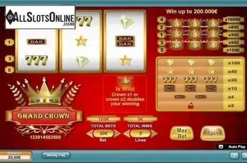 Grand Crown. Grand Crown from NeoGames