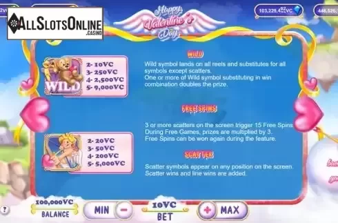 Features screen