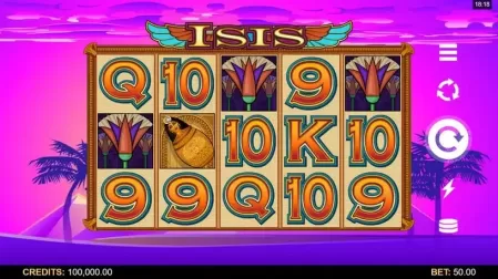 Isis slot screenshot 1