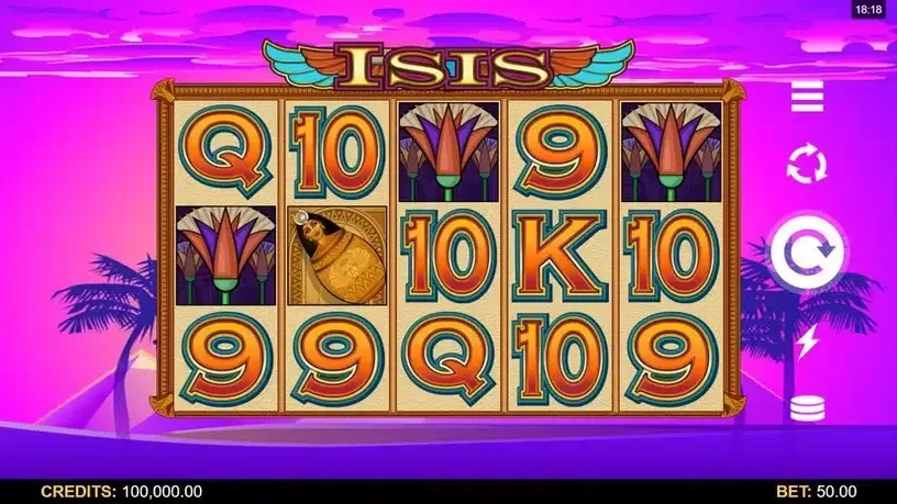 Isis slot screenshot 1