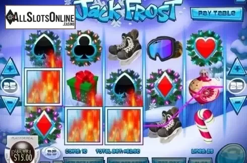 Win Screen. Jack Frost from Rival Gaming