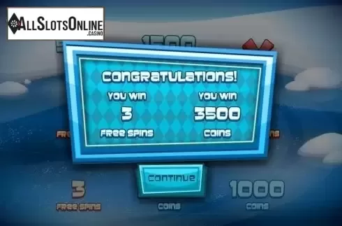 Bonus Game Win. Jack Frost from Rival Gaming