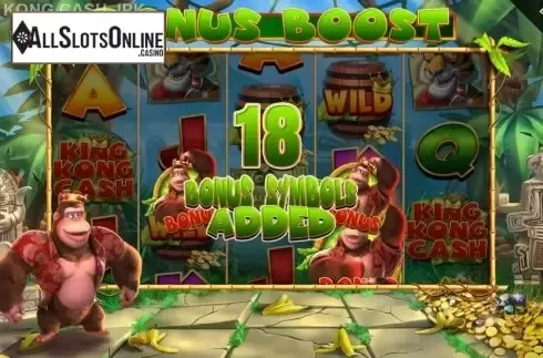 Bonus Boost. King Kong Cash Jackpot King from Blueprint
