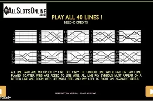 Paytable 3. King Of Colosseum from PlayStar