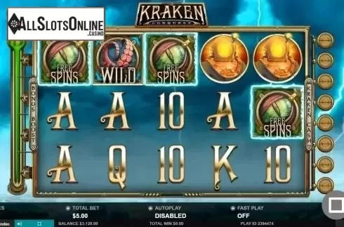 Free Spins 1. Kraken Conquest from Leander Games