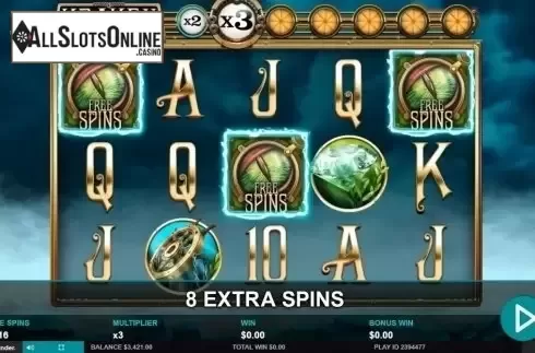 Free Spins 3. Kraken Conquest from Leander Games