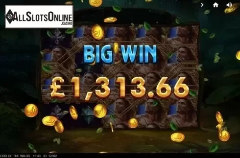 Big Win. Lord Of The Wilds from Red Tiger