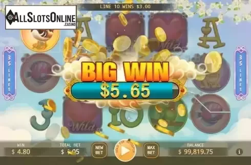 Big Win screen