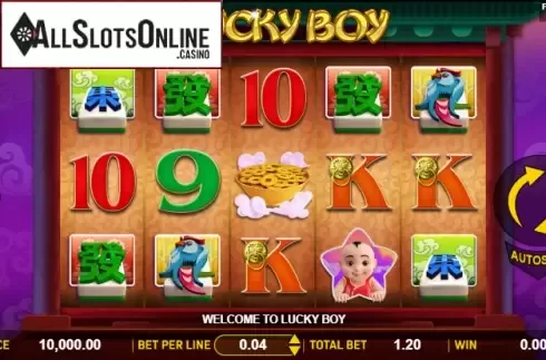 Reel screen. Lucky Boy (Aspect Gaming) from Aspect Gaming