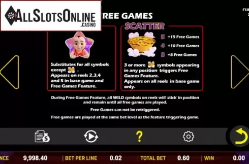 Paytable 2. Lucky Boy (Aspect Gaming) from Aspect Gaming