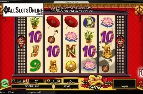 Reel Screen. Lucky Panda (Top Trend Gaming) from TOP TREND GAMING