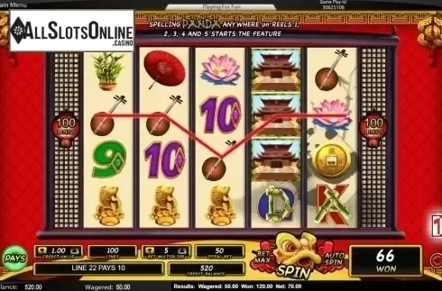 Win Screen. Lucky Panda (Top Trend Gaming) from TOP TREND GAMING