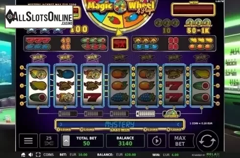 Magic Wheel Triggered. Magic Wheel 4 Player from StakeLogic