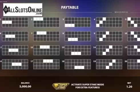 PayLines screen