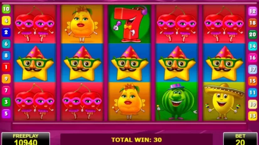 Merry Fruits slot screenshot 2