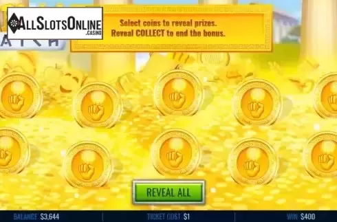 Bonus game screen