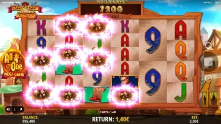 Musketeer Megaways slot screenshot 2