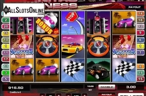 Scatter screen. Nitro Madness from Tom Horn Gaming