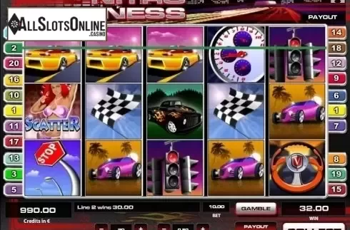 Win screen. Nitro Madness from Tom Horn Gaming
