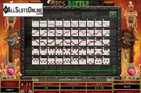Screen7. Orc's Battle from Microgaming