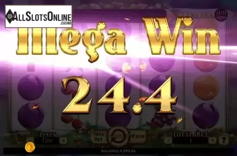 Mega Win Screen