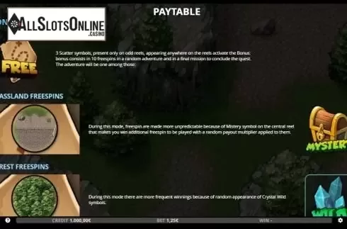 Paytable 2