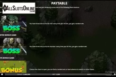 Paytable 4
