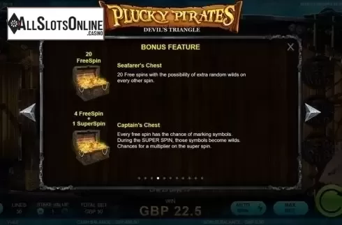 Features 2. Plucky Pirates Devil's Triangle from Rocksalt Interactive