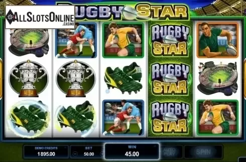Screen7. Rugby Star from Microgaming