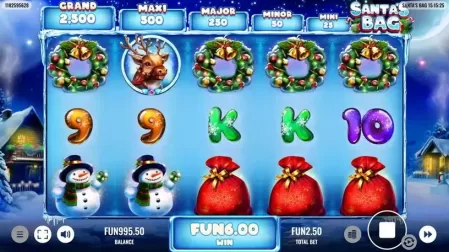 Santa's Bag slot screenshot 2
