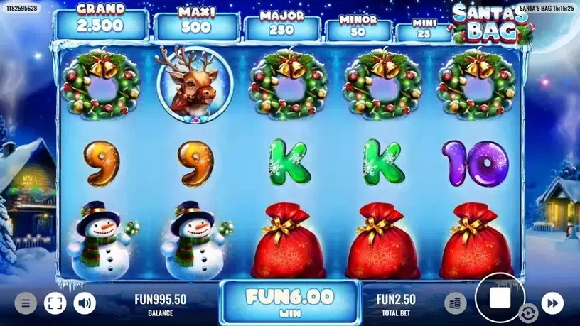 Santa's Bag slot screenshot 2