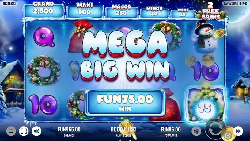 Santa's Bag slot screenshot 6