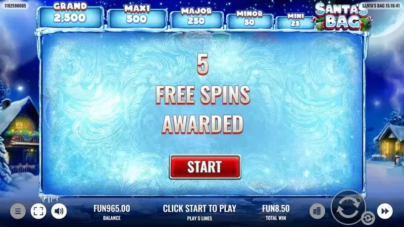 Santa's Bag slot screenshot 5