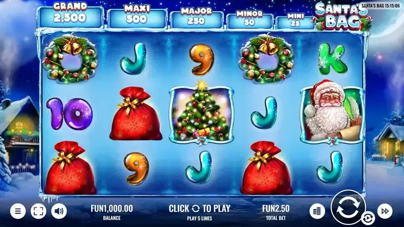 Santa's Bag slot screenshot 1