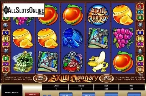 Screen3. Skull Duggery from Microgaming