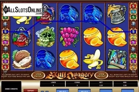 Screen5. Skull Duggery from Microgaming