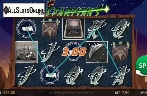 Win Screen. Spartians from Genii