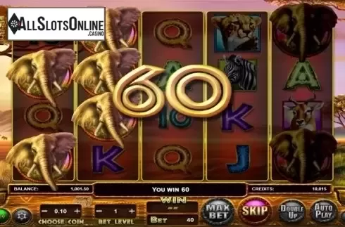 Win Screen. Stampede (Betsoft) from Betsoft