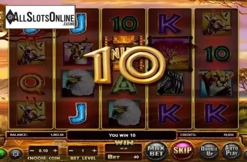 Win Screen 2. Stampede (Betsoft) from Betsoft