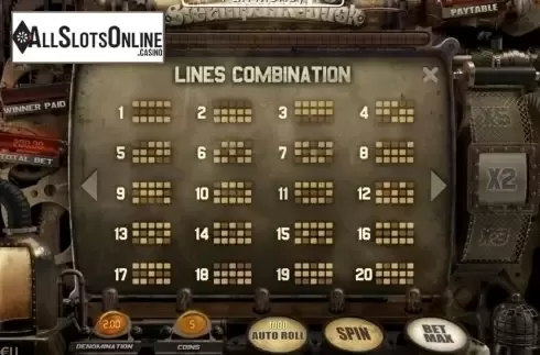 Screen3. Steam Punk Luck from SkillOnNet