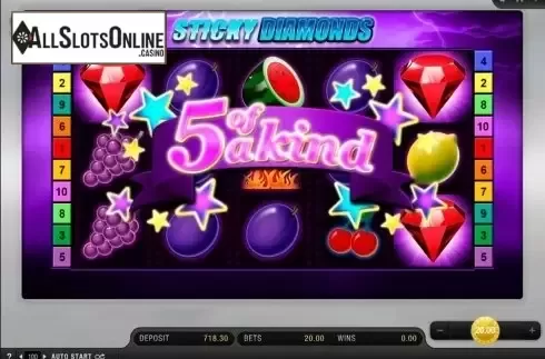 Screen6. Sticky Diamonds from Gamomat