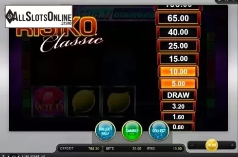 Screen8. Sticky Diamonds from Gamomat