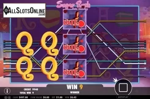 Win Screen 2. Sugar Rush Valentine's Day from Pragmatic Play