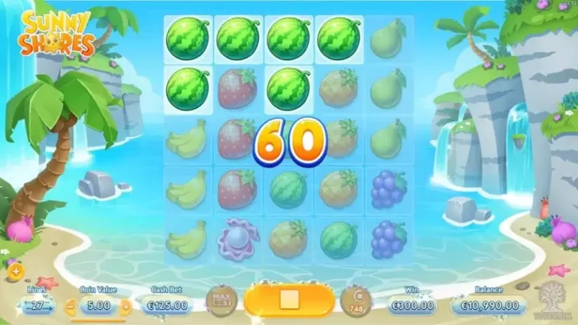 Sunny Shores slot screenshot 2