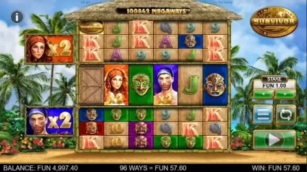 Survivor Megaways slot screenshot 2