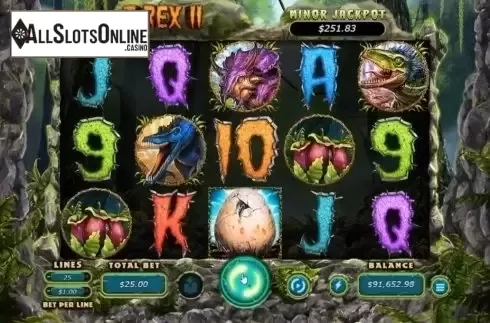 Reel Screen. T-Rex 2 from RTG
