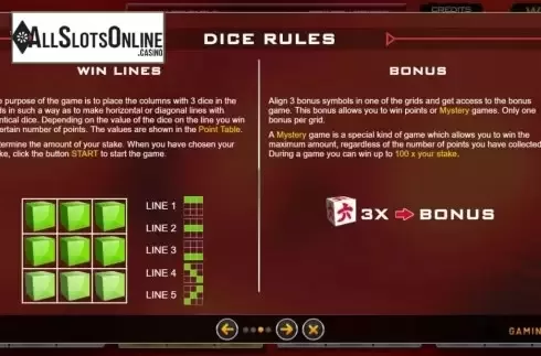 Game Rules 1. Take It Or Not Dice from GAMING1