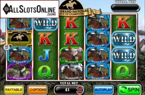 Game Workflow screen. The Grand National Race of Champions from Inspired Gaming