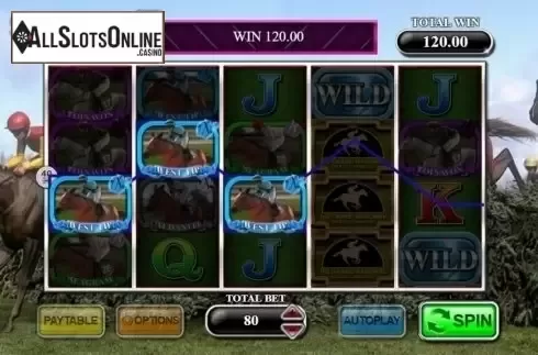 Win Screen . The Grand National Race of Champions from Inspired Gaming