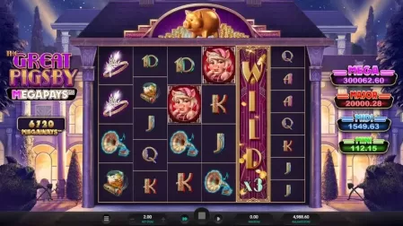 The Great Pigsby Megapays slot screenshot 2